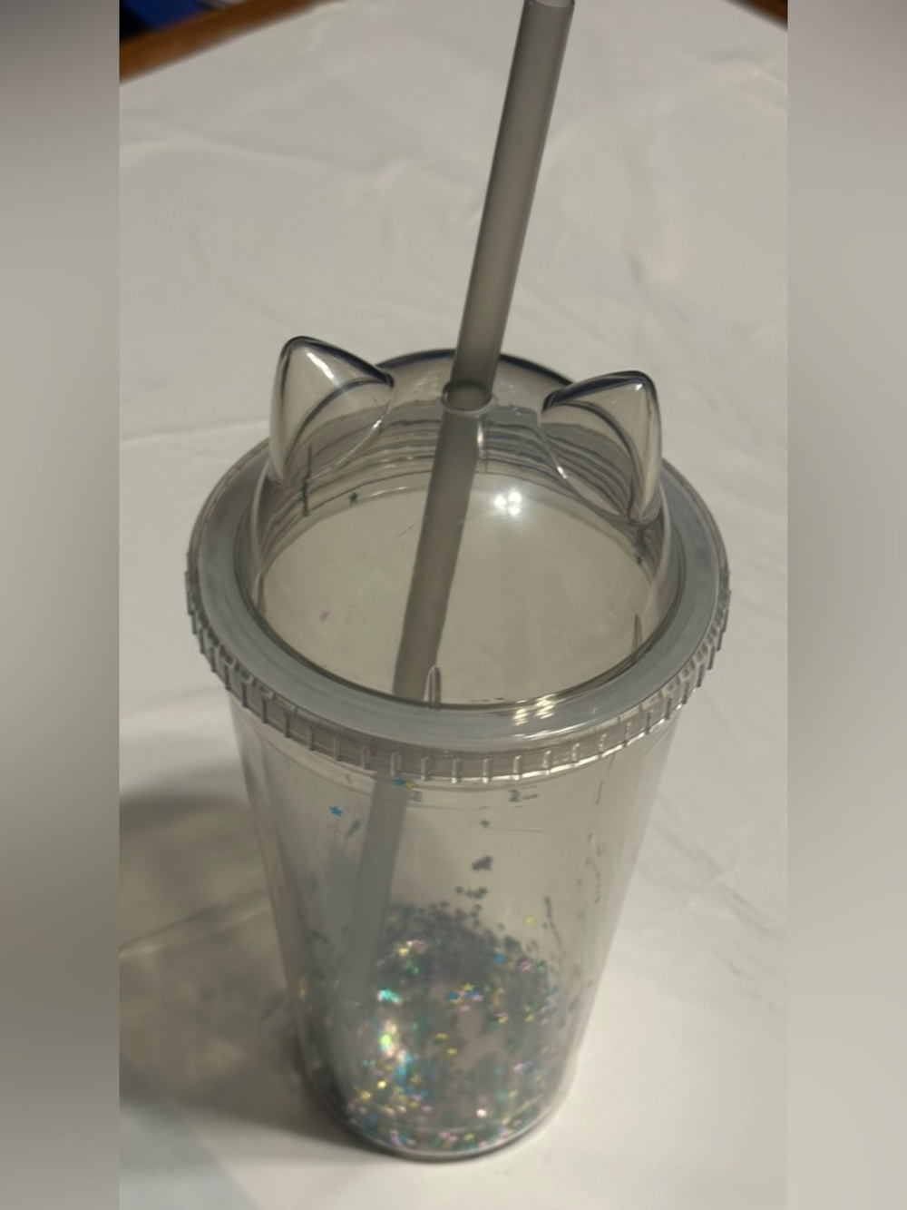 Cat Ear Tumbler with Straw 16oz NWOT - Picture 9 of 11